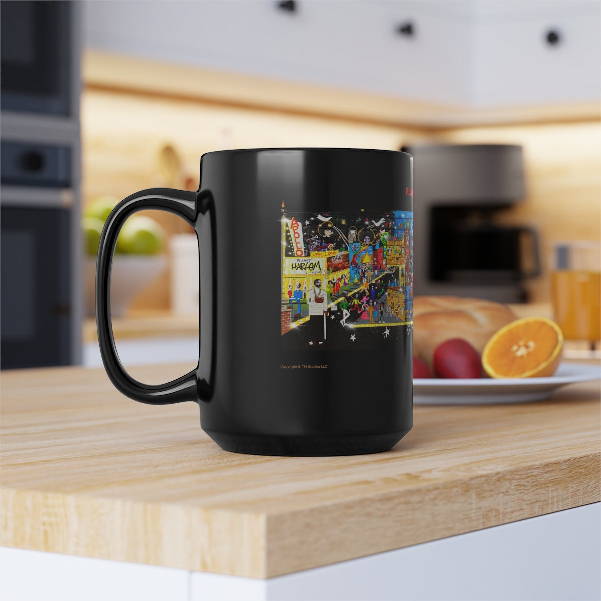 Black Mug, 15oz