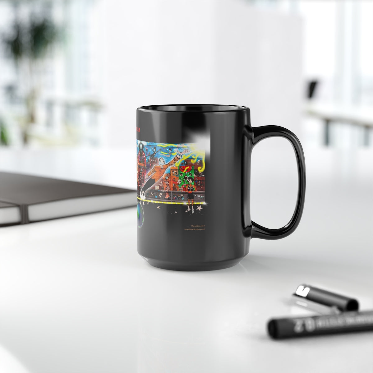 Black Mug, 15oz