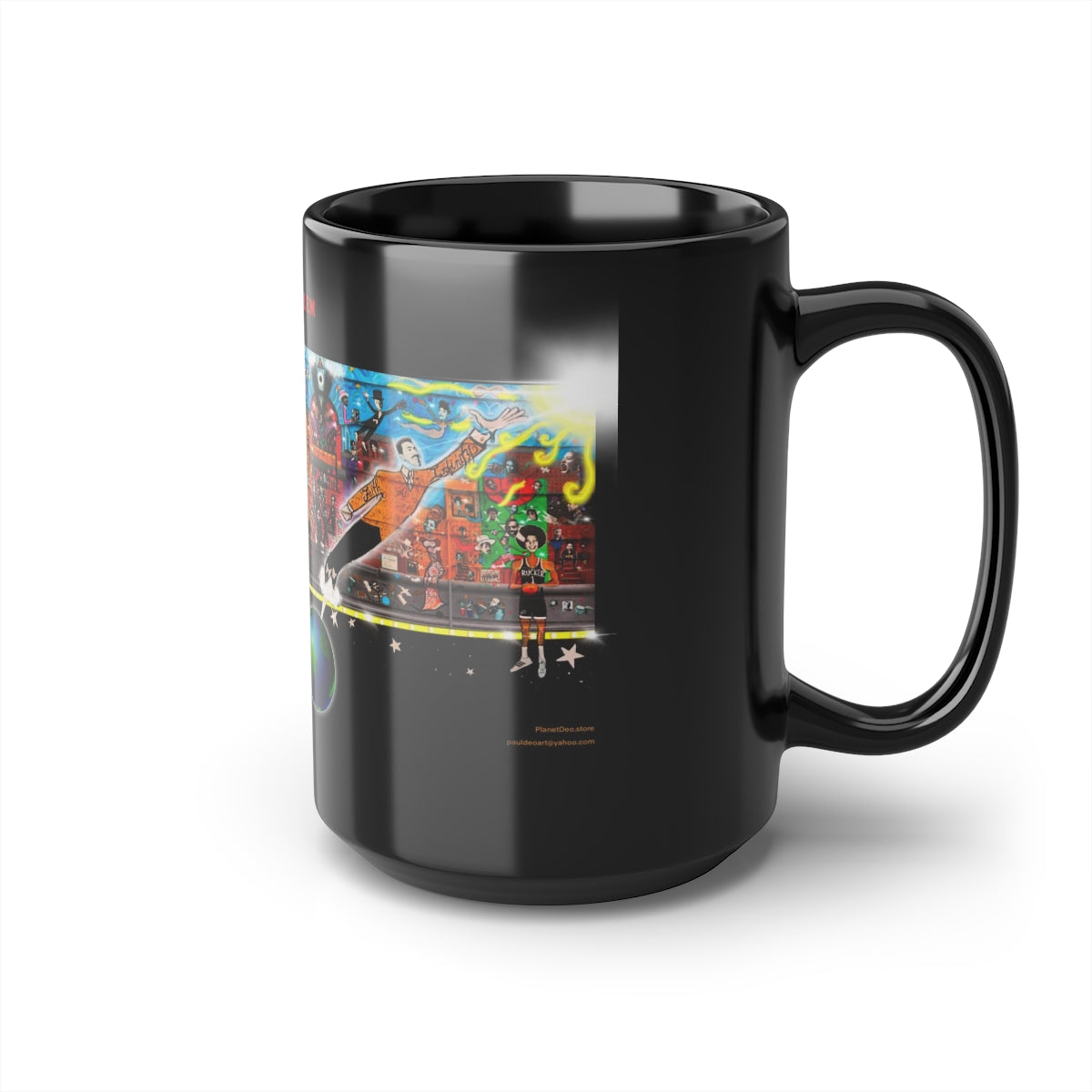 Black Mug, 15oz