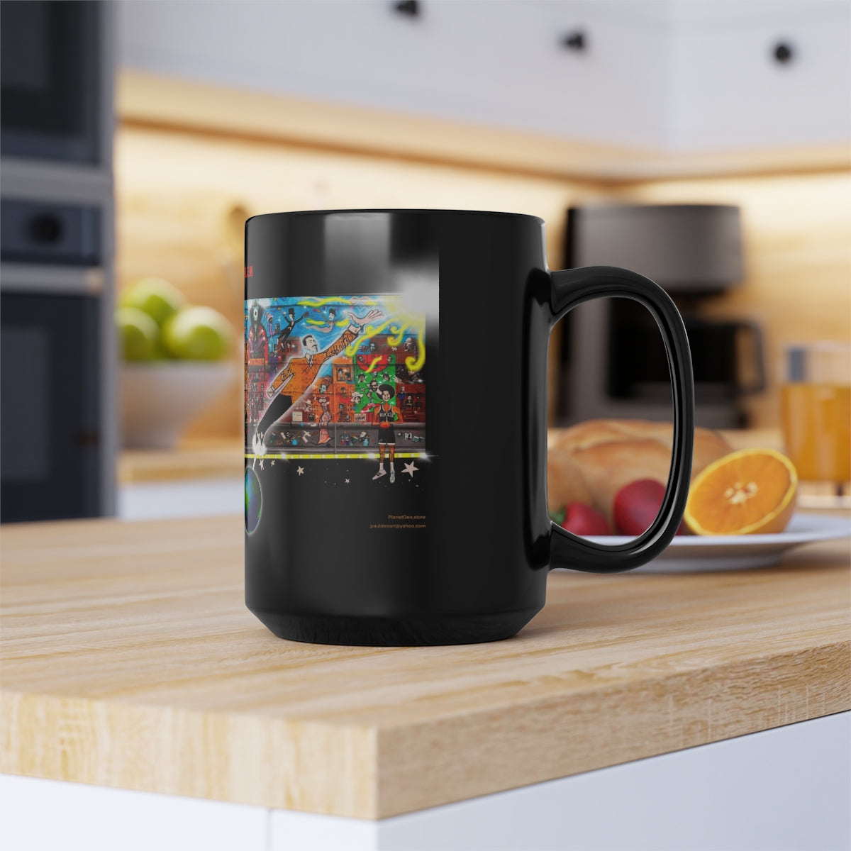 Black Mug, 15oz