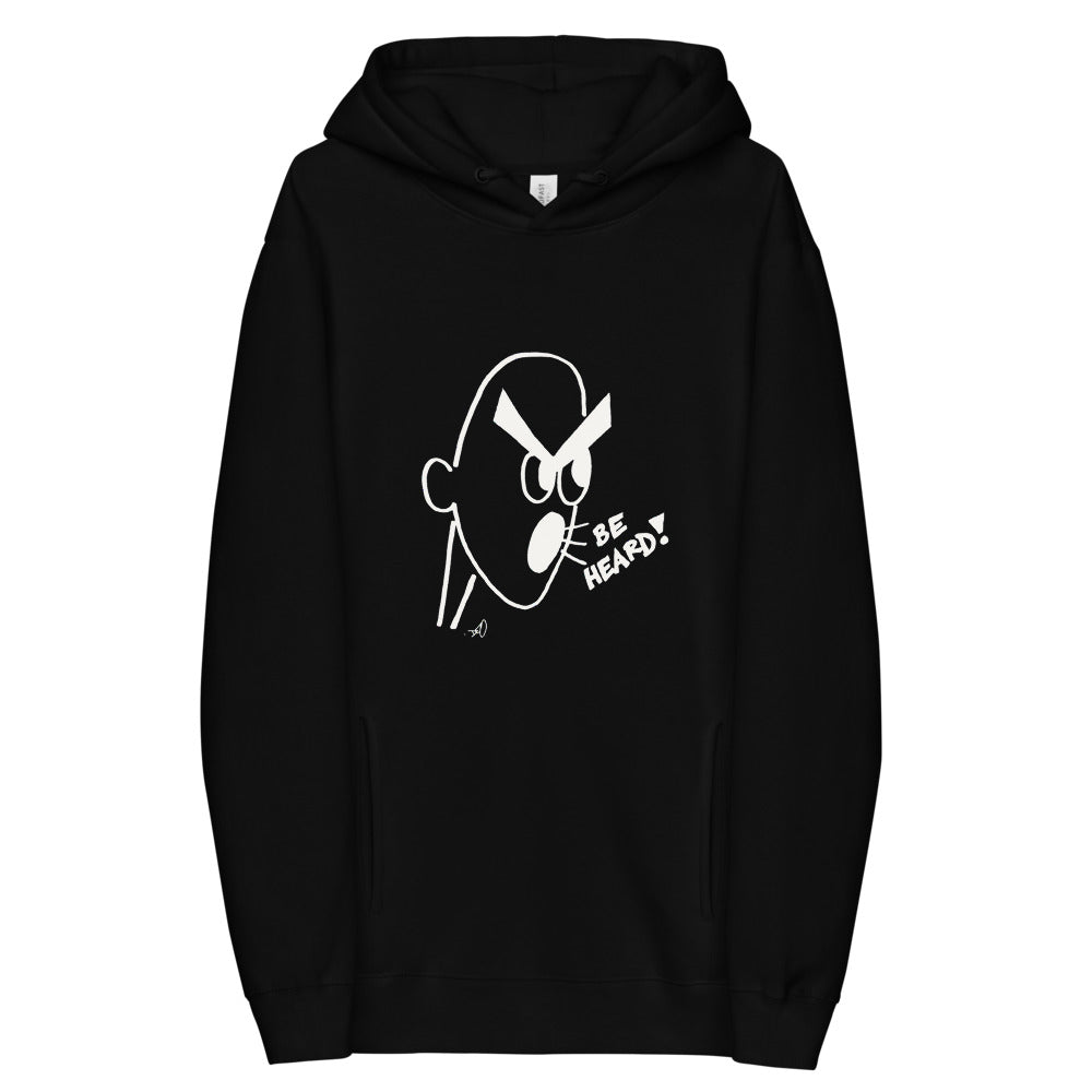BE HEARD! Black Unisex Hoodie