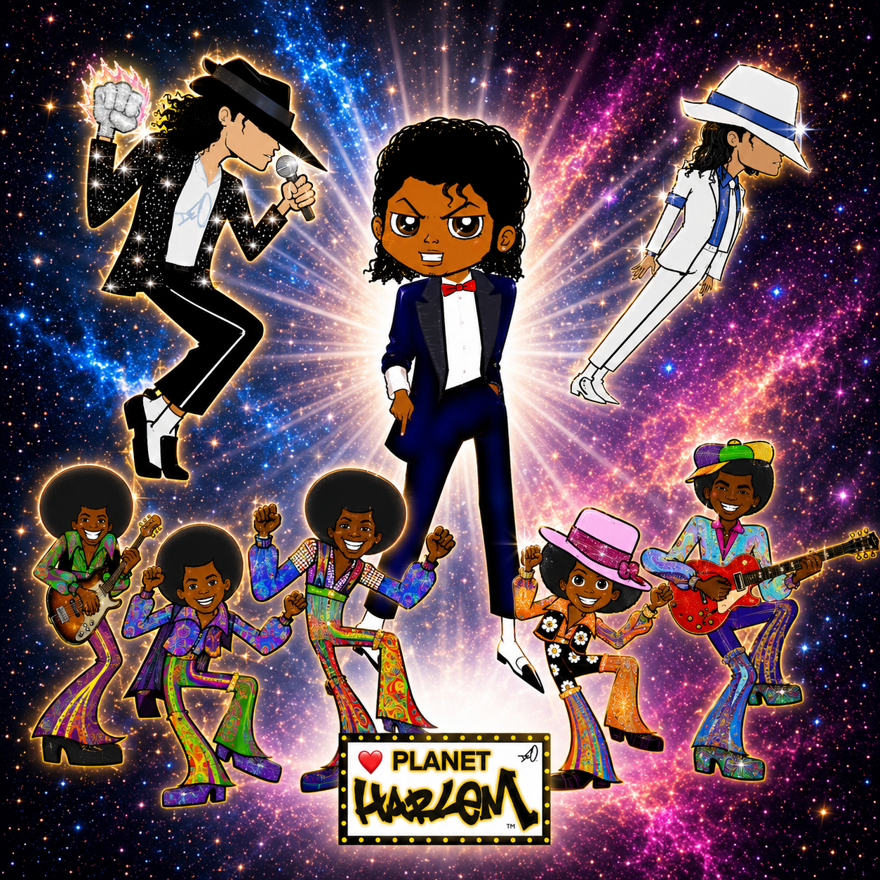 Planet Harlem-MICHAEL-Sticker Pack