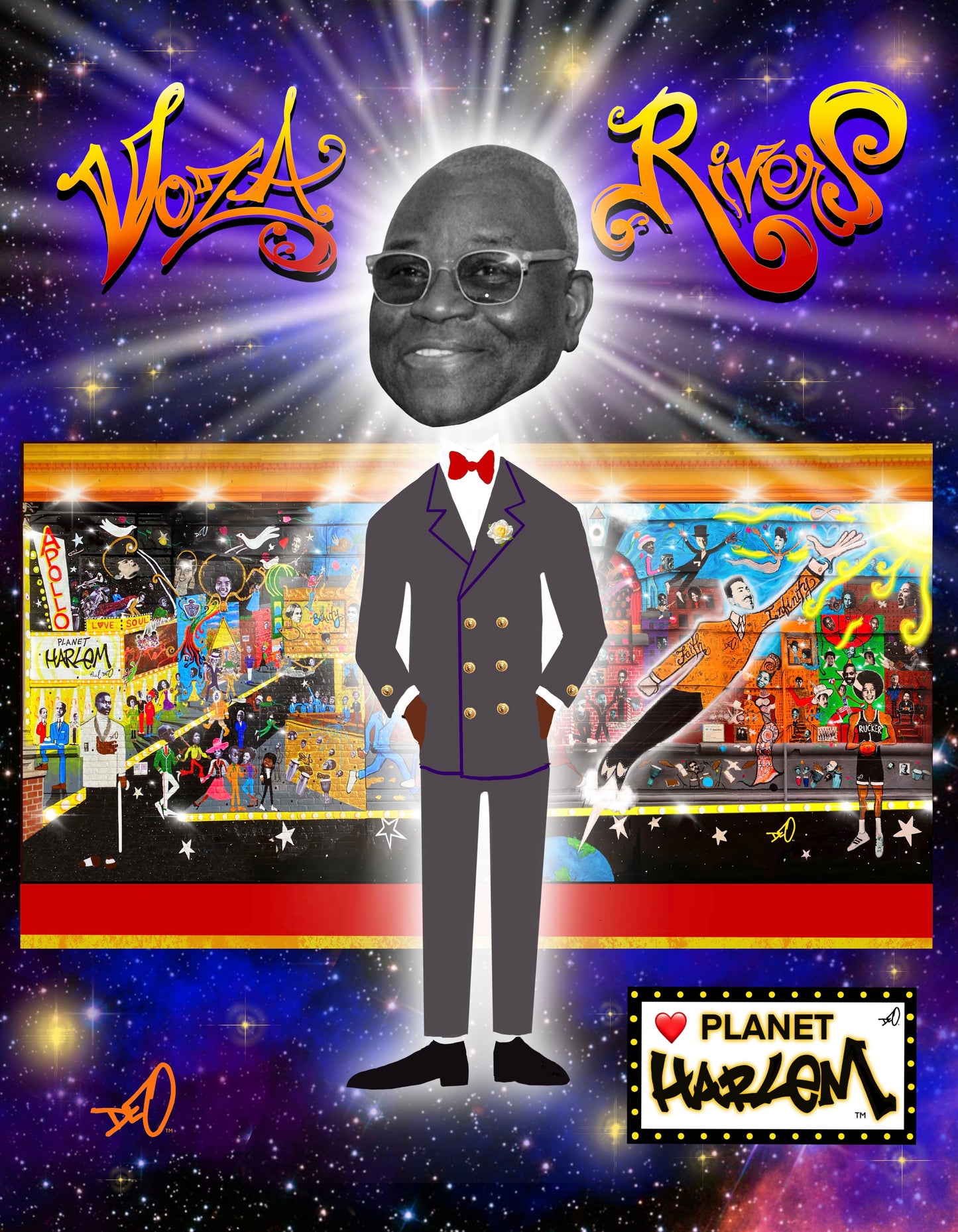 Celebrate Voza Rivers, visionary theater producer, arts leader, and cultural ambassador. Producer of the acclaimed South African musical Sarafina!, he has dedicated his life to uplifting artists and communities. As a founder of the Harlem Arts Alliance and leader of New Heritage Theatre Group, one of America's oldest Black nonprofit theater organizations, Voza's excellence, mentorship, and advocacy continue to inspire generations worldwide.
Size: 4 inch tall