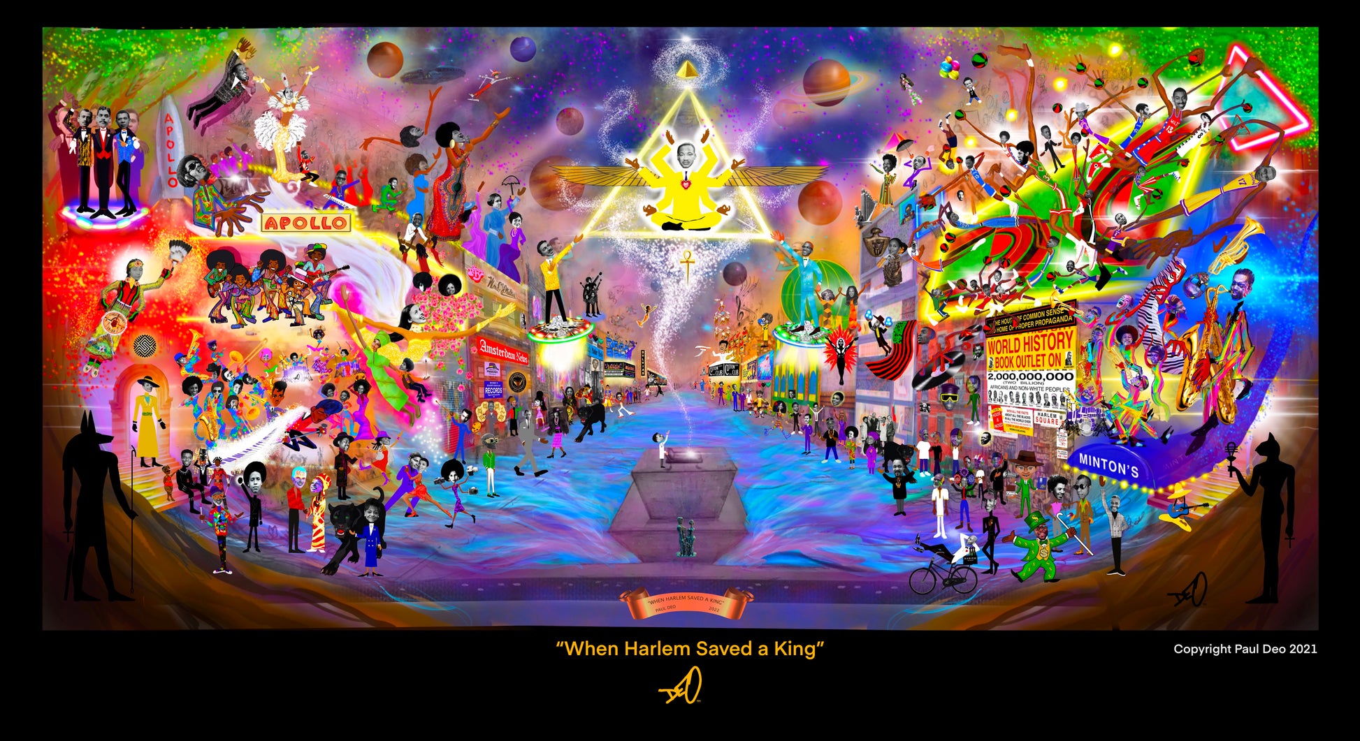 Celebrate the spirit of Harlem that helped save the life of Dr. Martin Luther King Jr. after he was critically wounded in 1958. Featuring the people, places, and institutions that shaped Harlem's legacy, this artwork honors a community of courage, faith, culture, and compassion. A tribute to the sacred village that helped change history.
Size: 4 inch wide